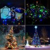 RunQiao Blue Solar Fairy String Lights Outdoor Garden Waterproof 164ft/