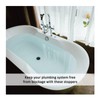 4 Pcs Sink Plug, Rubber Bath Plugs, Black Drain Stopper