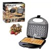 Total Supplier Maquina Wafflera 2 Espacios Cuadrados Para Desayunos Waffles