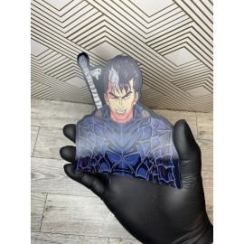Berserk Guts 3D Lenticular Motion Moving Car Sticker Decal Peeker Laptop