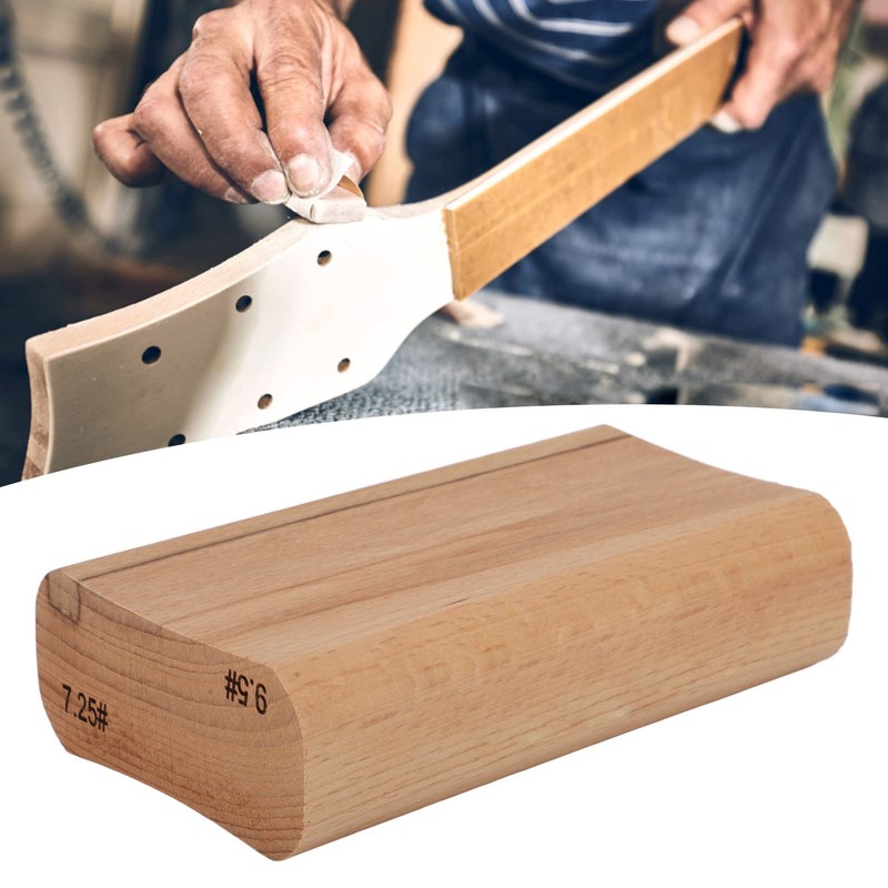Guitar Wood Radius Sanding Block Long Life Easy Operation Groove