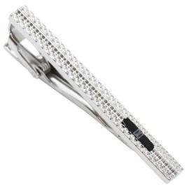 DAKS dt8070 Ducks Onyx Stone Tie Clip, Tie Bar, Tie Clip