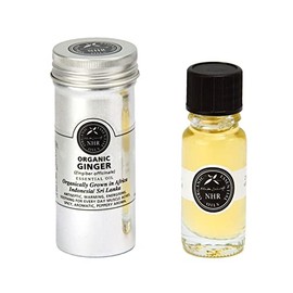 Organic Ginger Essential Oil (Zingiber officinale) (10ml) by NHR Organic Oils