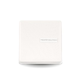 Theater Solutions TS30W Mountable Indoor Speakers White Bookshelf 5 Piece Pack