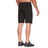 JustSun Men's Cotton Sports Shorts with Zip Pockets. - black,