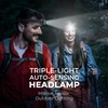 Rechargeable Headlamp Flashlight,12000 Lumens Super Bright LED Head Torches,Sensor Control,