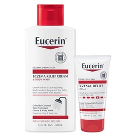 Eucerin Paquete Múltiple de Alivio para Eczema: Crema y Gel de Baño & Crema Corporal. Multipack