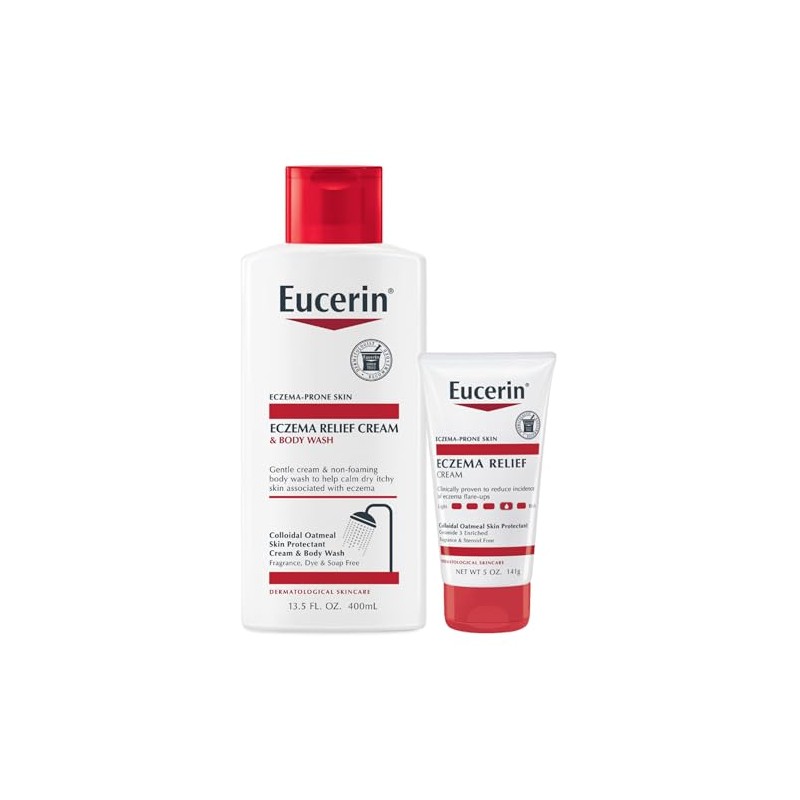 Eucerin Paquete Múltiple de Alivio para Eczema: Crema y Gel