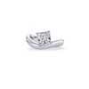 PAVOI 14K Gold Plated Premium Cubic Zirconia Square Solitaire Engagement