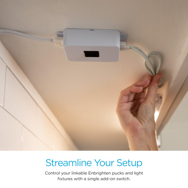 Enbrighten BrightLink Motion Activated Switch, Motion Sensor Switch, Under Cabinet