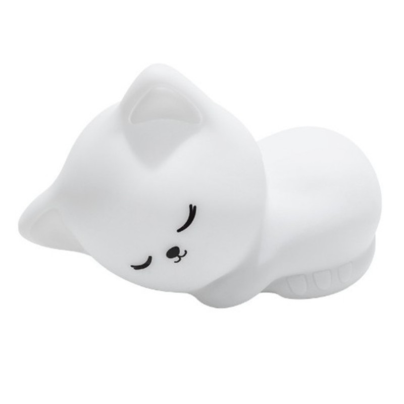 可爱云朵猫咪硅胶拍拍灯LED礼品氛围安睡灯减压灯外贸批发小夜灯 0.5W Fundamentals
