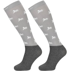 TODO Comodo Riding Socks Modern STPJM Thin Breathable Riding Socks Women Men Children Riding Knee Socks, STPJM - HORSES 08