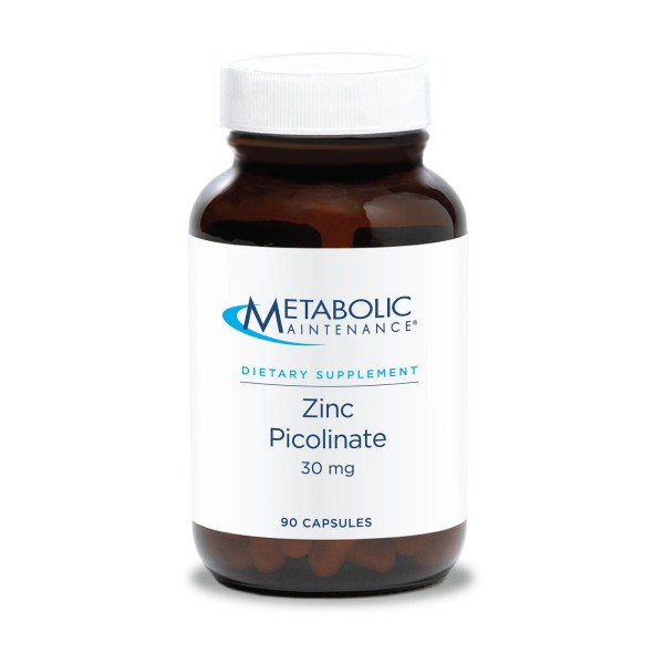 Metabolic Maintenance Zinc Picolinate 30 mg - Zinc Supplement for
