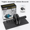Bnlei Abdominal Roller with Mat, Abdominal Trainer, Abdominal Trainer for