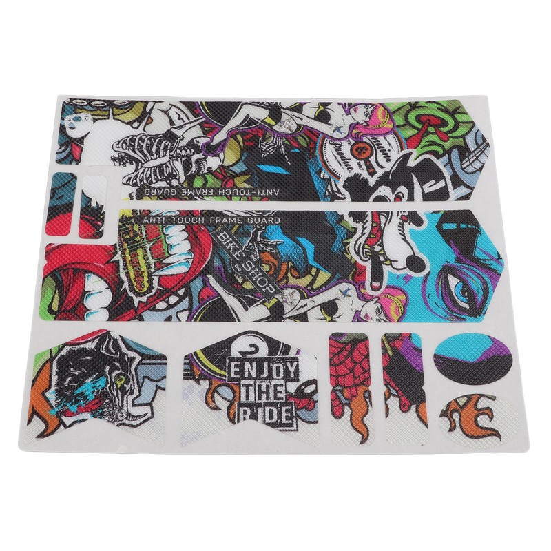 ENLEE 3D Mountain Bike Front Fork Sticker Scratch Resistance Bicycle