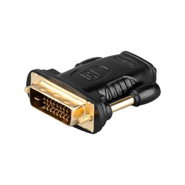 Wentronic 68931 HDMI / DVI-D Adaptor 19-Pin HDMI Female to DVI-D Male