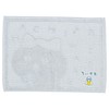 Marushin 0775040700 Towel Bath Mat, Chiikawa, Approx. 17.7 x 23.6