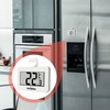 FISHTEC Electronic Refrigerator Thermometer - Triple Hanging System: Hook, Holder,