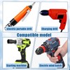10pcs 1/4 Inch Hex Allen Key Drill Bit Set,8mm Magnetic