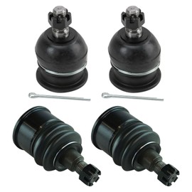TRQ Front Driver & Passenger Side Upper & Lower Ball Joint Set Compatible with 2009-2014 Acura TL TSX 2008-2012 Honda Accord 2010-2011 Accord Crosstour