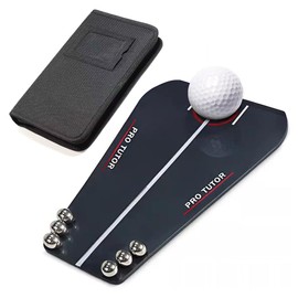 Golf Putter Practice Putting Practice Equipment Putter Trajectory Trainer | Alignment Corrective Putt Out Stroke Correction Start Line Aid | Perfect for Home Indoor Practice