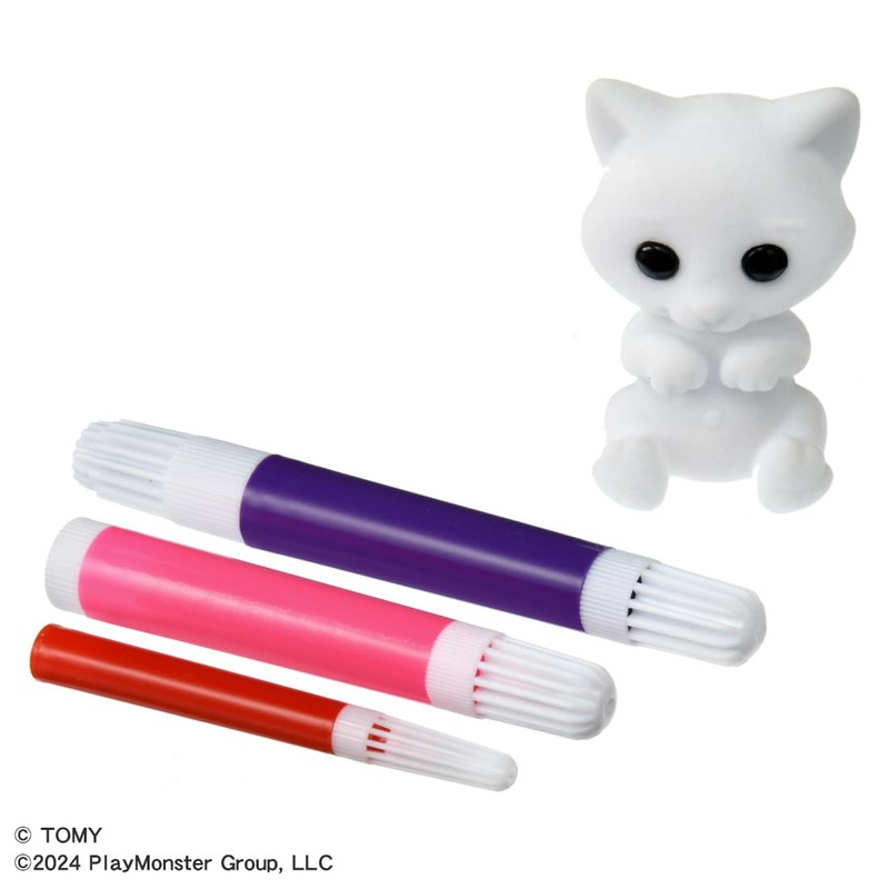 Oekaki Mofurezu Cat and 3 Types Pen Set