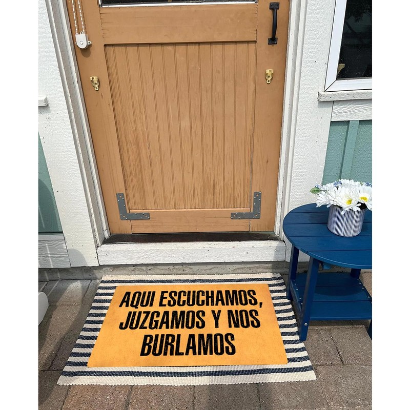 Funny Welcome Doormat with Rubber Back 18"(W) x 30"(L)Things to