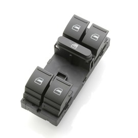 LST Window Regulator Switch Switch Button Front Left Compatible with Skoda Fabia II 542 545 2010-2014 Octavia II 1Z3 1Z5 Roomster 5J 2010-2015 Superb II 3T4 3T5 Yeti 5L