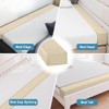 NANGELRN Bed Gap Filler,High-Density Bed Crack Filler with Removable Cover,Mattress