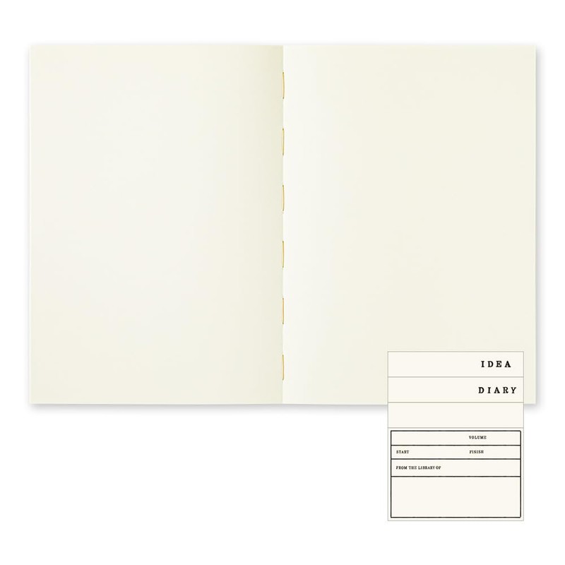 Midori Notebook MD Notebook A5 Thick Blank 15350006