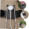 Ciieeo 2pcs Leather Stethoscope Holder Clip Portable Stethoscope Protector for