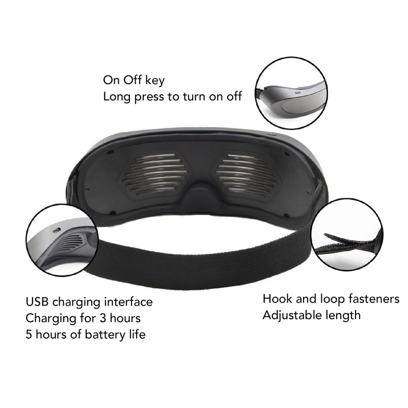 LED Smart Glasses, Full Color Glow Glasses, Bluetooth APP Control,