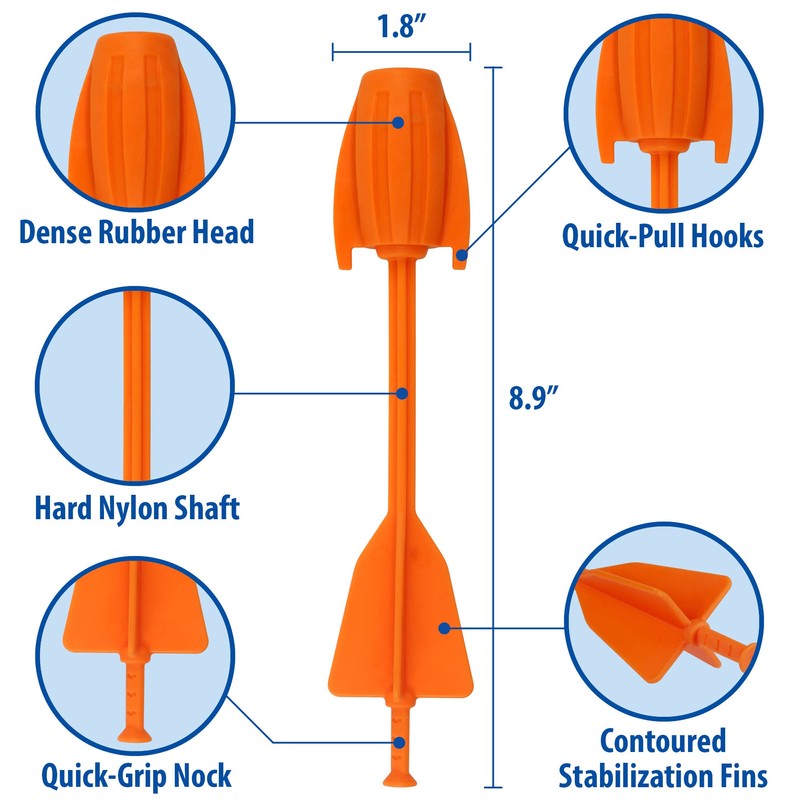 Funwares Ring Strike Fetch, Spare Arrows (Set of 2)
