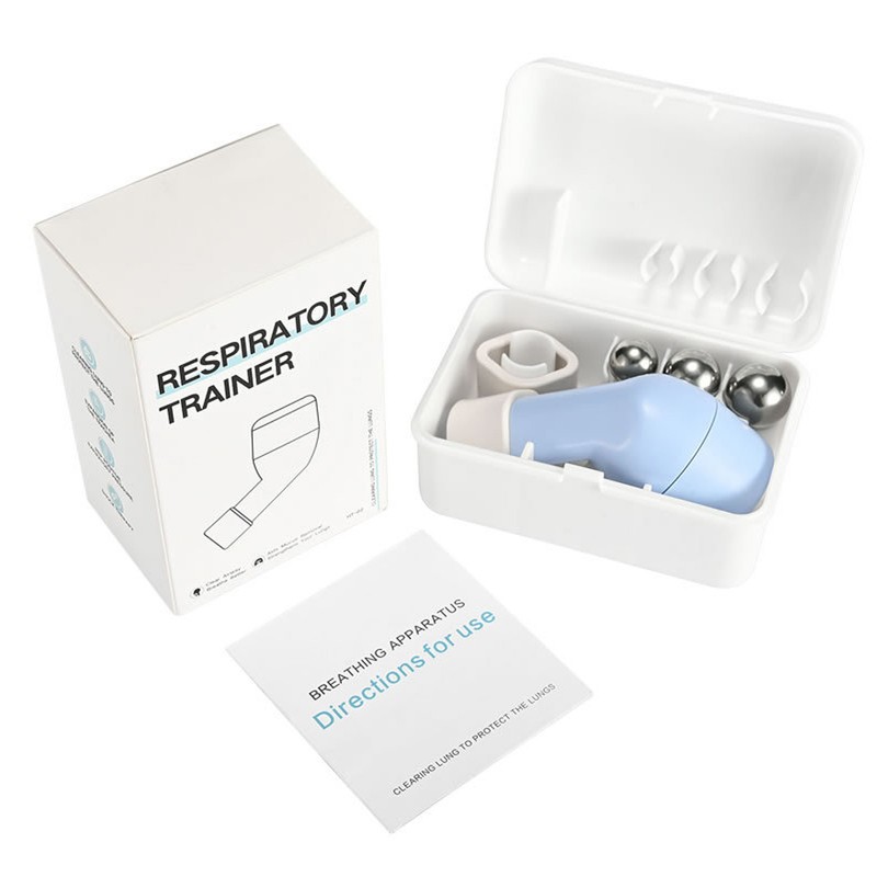 Breathing Trainer Tool Increase Lung Capacity 3 Sizes Balls Handheld
