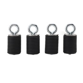 BOROCO 4pcs ATV Lock & Ride Lashing Racker, 1.45 Inch (37 mm) Rubber Stop Point Made of Stainless Steel, Elastic Load Securing Suitable for Polaris Ranger, UTV & ATV