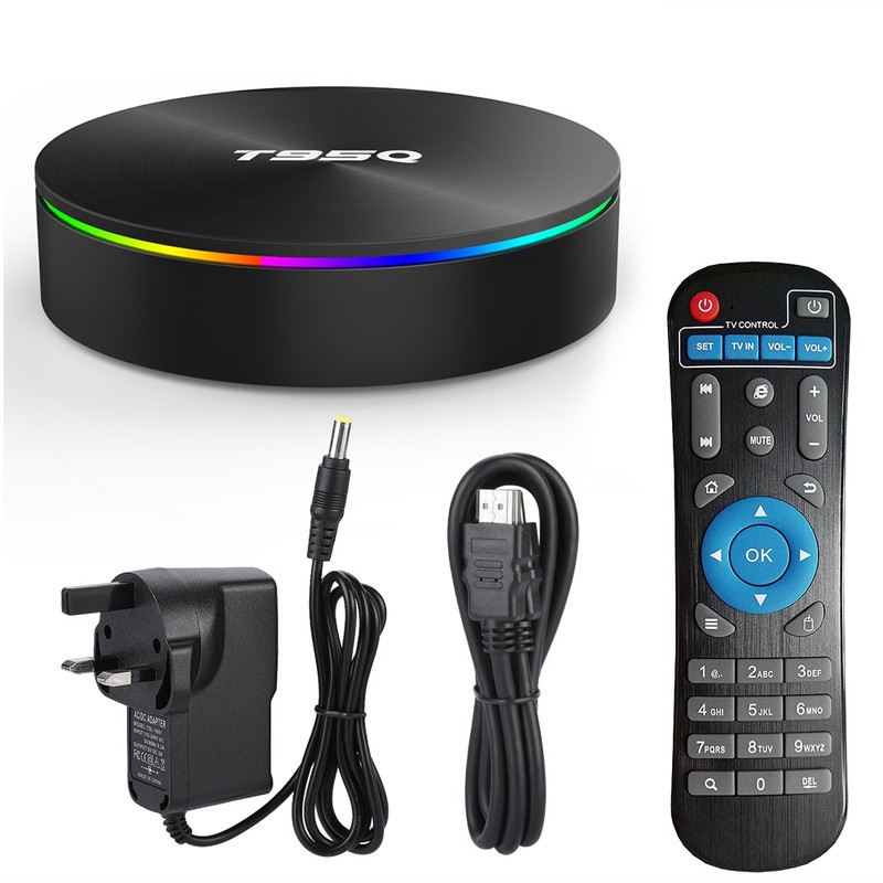 TV Box Dual Frequency WiFi Media Player for Android 8.1