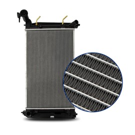 PHILTOP CU2428 Radiator Compatible with 2003-2008 Corolla Matrix Vibe, Automotive Replacement Engine Radiator