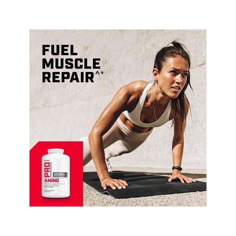GNC Pro Performance Amino 3000mg, 240 Softgels, Supports Protein Synthesis
