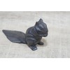 Cast Iron Antique Style Durable Vintage Rustic Squirrel Home Garden