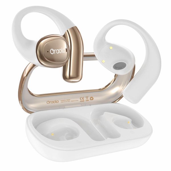 Oraolo Open Ear Headphones, Bluetooth 5.4 Wireless Earbuds with 16.2mm