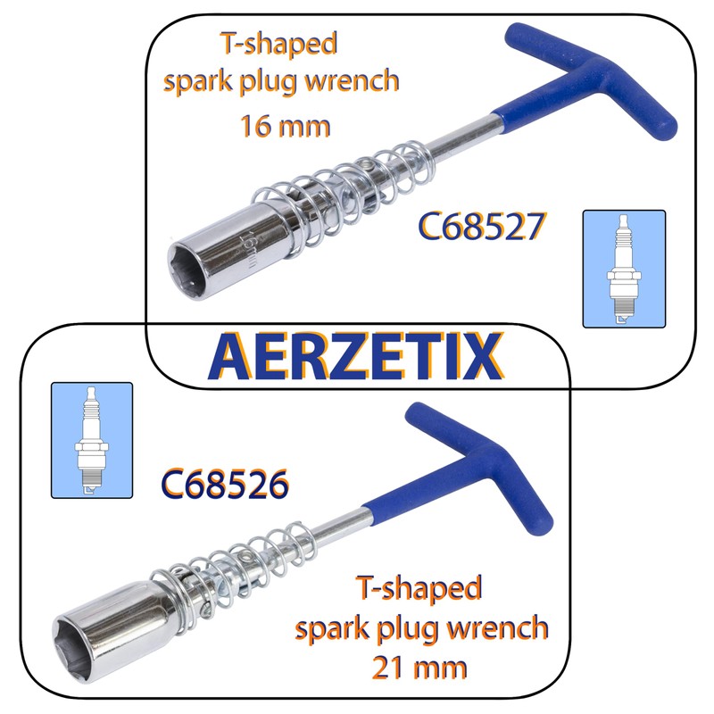 AERZETIX - C68526 - Socket wrench for spark plugs 21