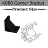 4080 Corner Bracket Connector Set for 4080 8080 Aluminum Extrusion