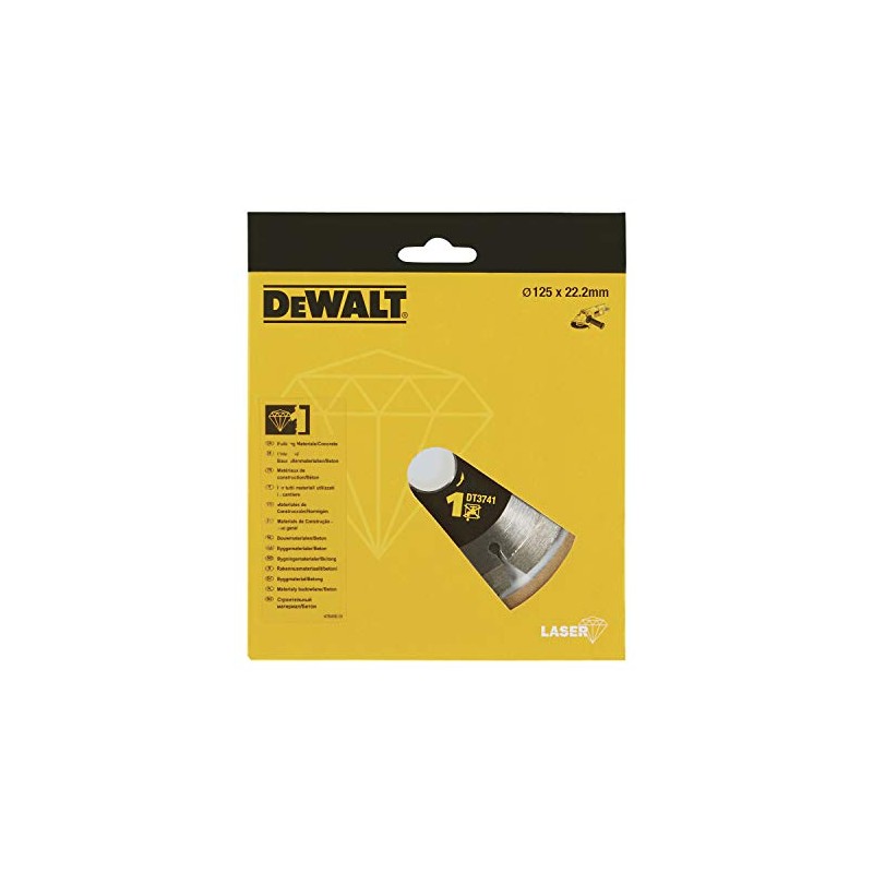 Dewalt DT3741-XJ DT3741-XJ-Disco de Diamante 125x22.2mm