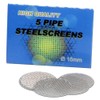 Black Leaf 100 Steel Pipe Screens 15 MM Diameter (20 x 5 x booklets) Einlegesiebe also TUNE Pipe