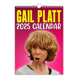 The Calendar King // Gail Platt - 2025 Wall Calendar (Full Colour, A3 Size)
