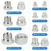 ANCIMOON 56PCS BSPP Hydraulic Hose Caps and Plugs, Size 2