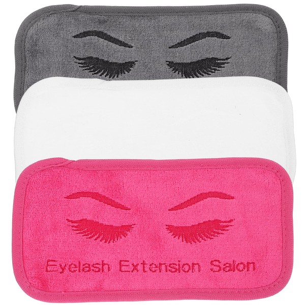 Healeved 3pcs Rectangle Eyelash Extension Pad Eyelash Grafting Forehead Cushions