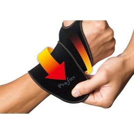 プロ・フィッツ 薄型圧迫サポーター 手首用 フリーサイズ(Pro-fits,compression athletic support,wrist,flee)