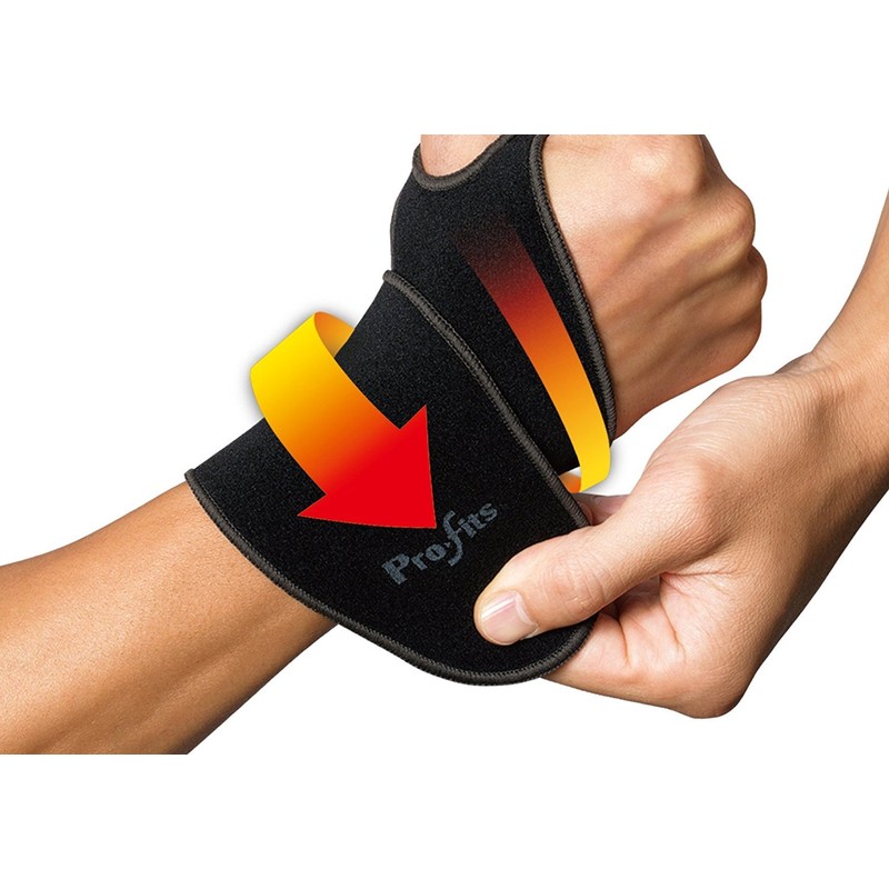 プロ・フィッツ 薄型圧迫サポーター 手首用 フリーサイズ(Pro-fits,compression athletic support,wrist,flee)