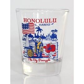 Honolulu Hawaii Great American Cities Collection Shot Glass